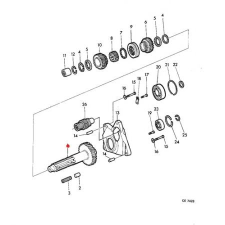 Ax transmisie T24726