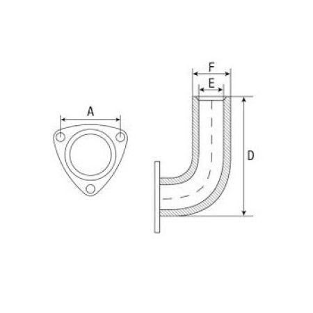 Colector evacuare Massey Ferguson 1862807M1