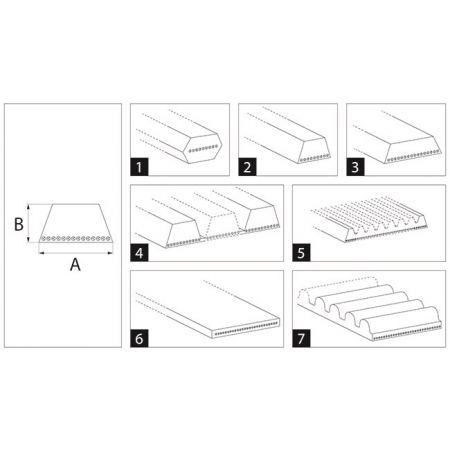 Curea transmisie F100 x 3158 La