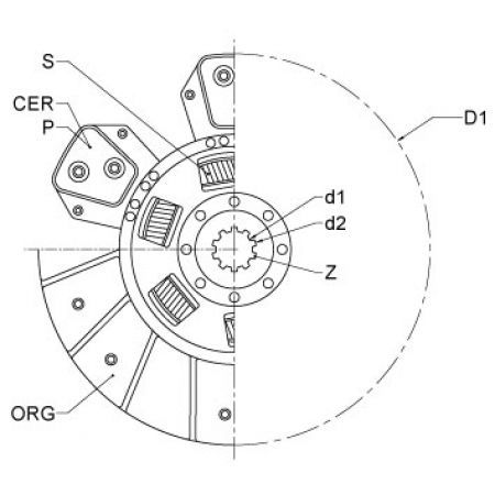 Disc Priza Putere 322009056