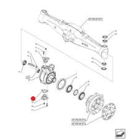 Distantier pivot 5100790