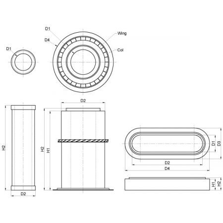 Filtru aer interior 6005002529