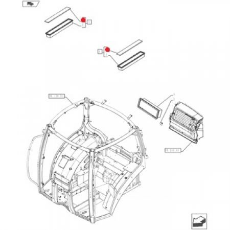 Filtru aer cabină 87726696