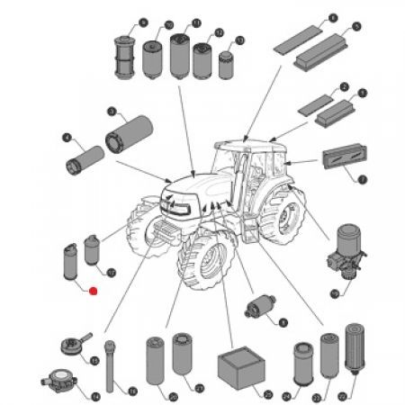 Filtru aer conditionat 47446235