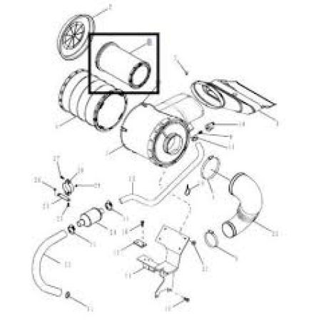 Filtru aer exterior 87741569