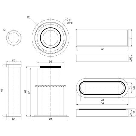 Filtru aer exterior V836462568