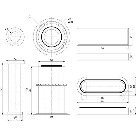 Filtru aer Interior 87517153