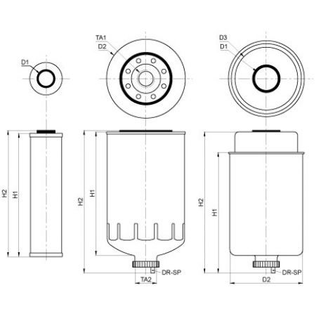 Filtru combustibil 336430A1