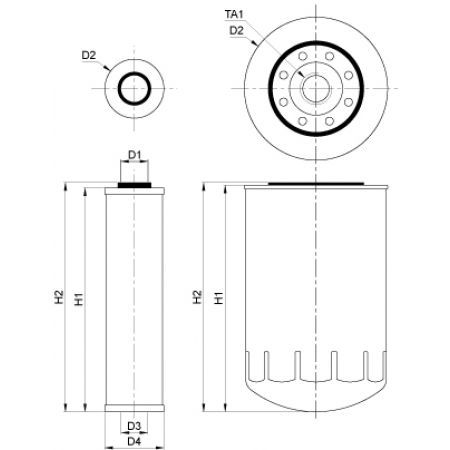 Filtru ulei motor 11715849