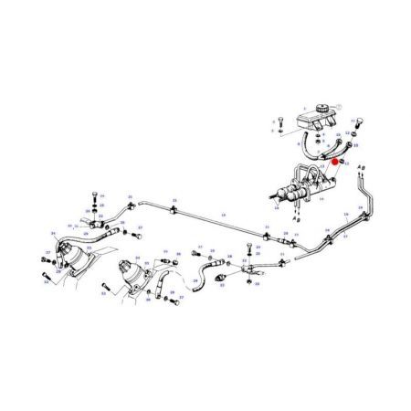 Furtun de legatura conducte de frana X604110100200