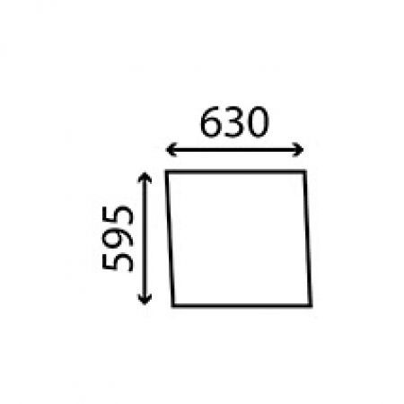 Geam lateral dreapta 615408