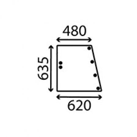 GEAM LATERAL STÂNGA SAU DREAPTA SPATE 3123043R1