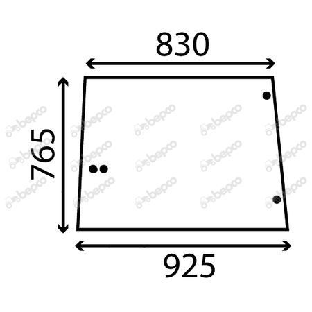 Geam lateral stg/dr spate L57977