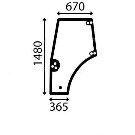 Geam ușă stânga 636/87620234