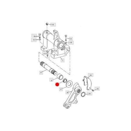 Simering ax ridicare hidraulica R117817