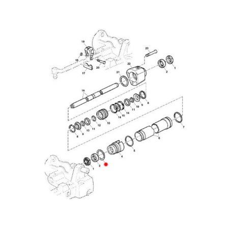 O-ring cilindru de directie L55470