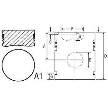 Piston motor STD Ø 108 mm V835316177