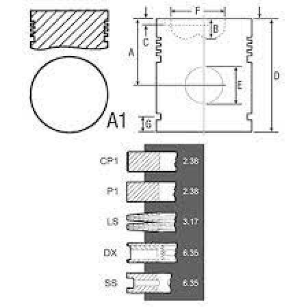 Piston motor STD Ø 94 mm 04192937