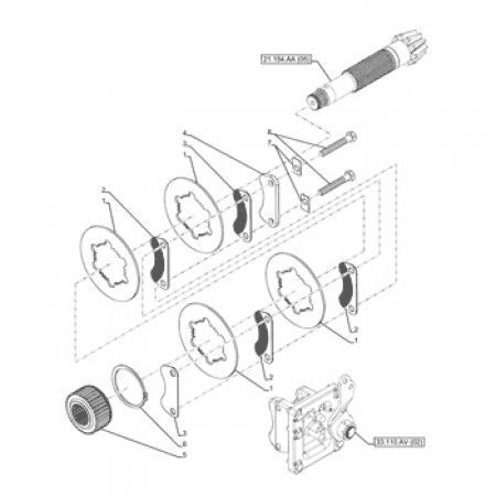 Placute de frana 5199607