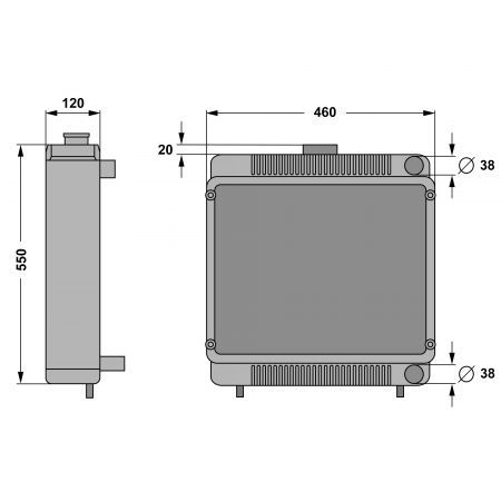 Radiator apa 192530022