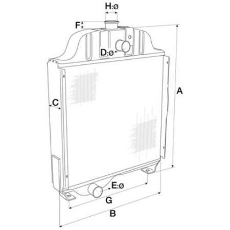 Radiator apa 3810864M2