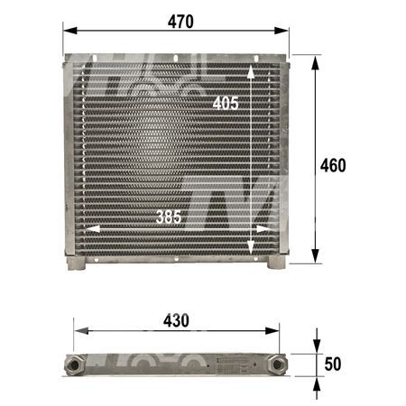 Radiator ulei 7700056078