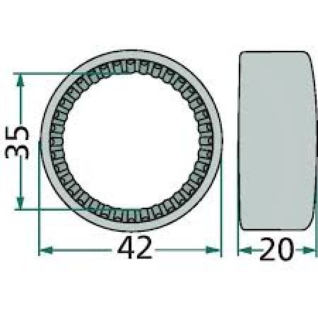 Rulment cu ace 01178081