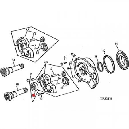 Rulment pompa ulei JD8720