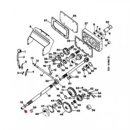 Rulment priza de putere 833346M1