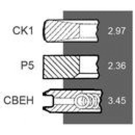 Set segment STD Ø 106.50 mm RE15674